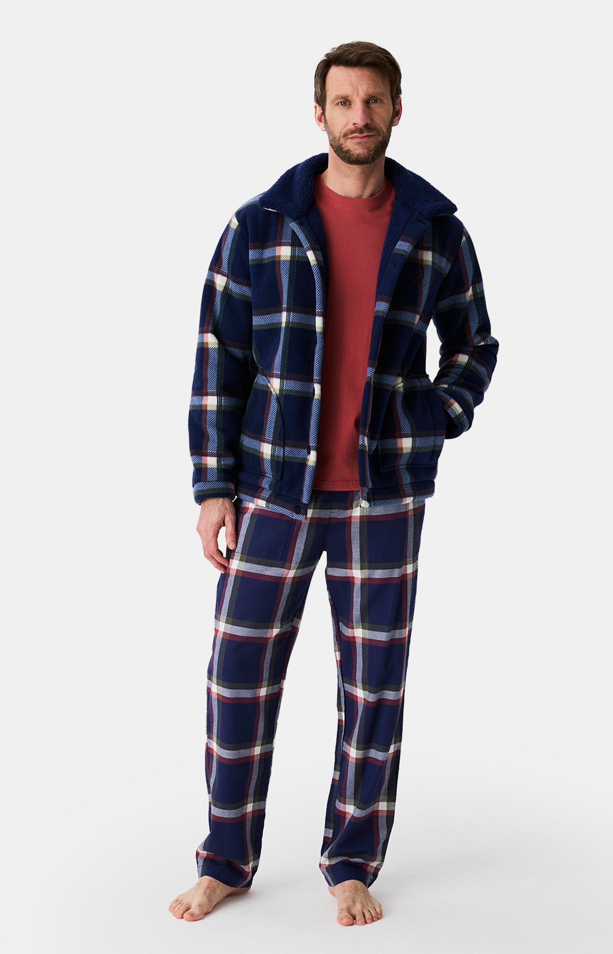 Robes de Chambre, Peignoirs &amp; Vestes Homme Luka MARINE 5