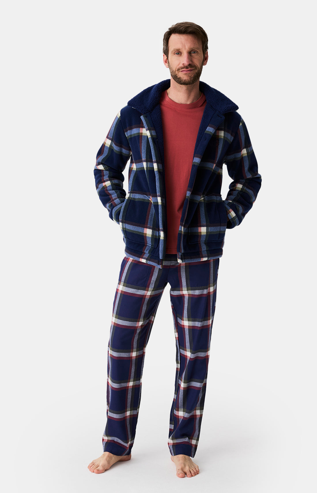 Robes de Chambre, Peignoirs &amp; Vestes Homme Luka MARINE 1