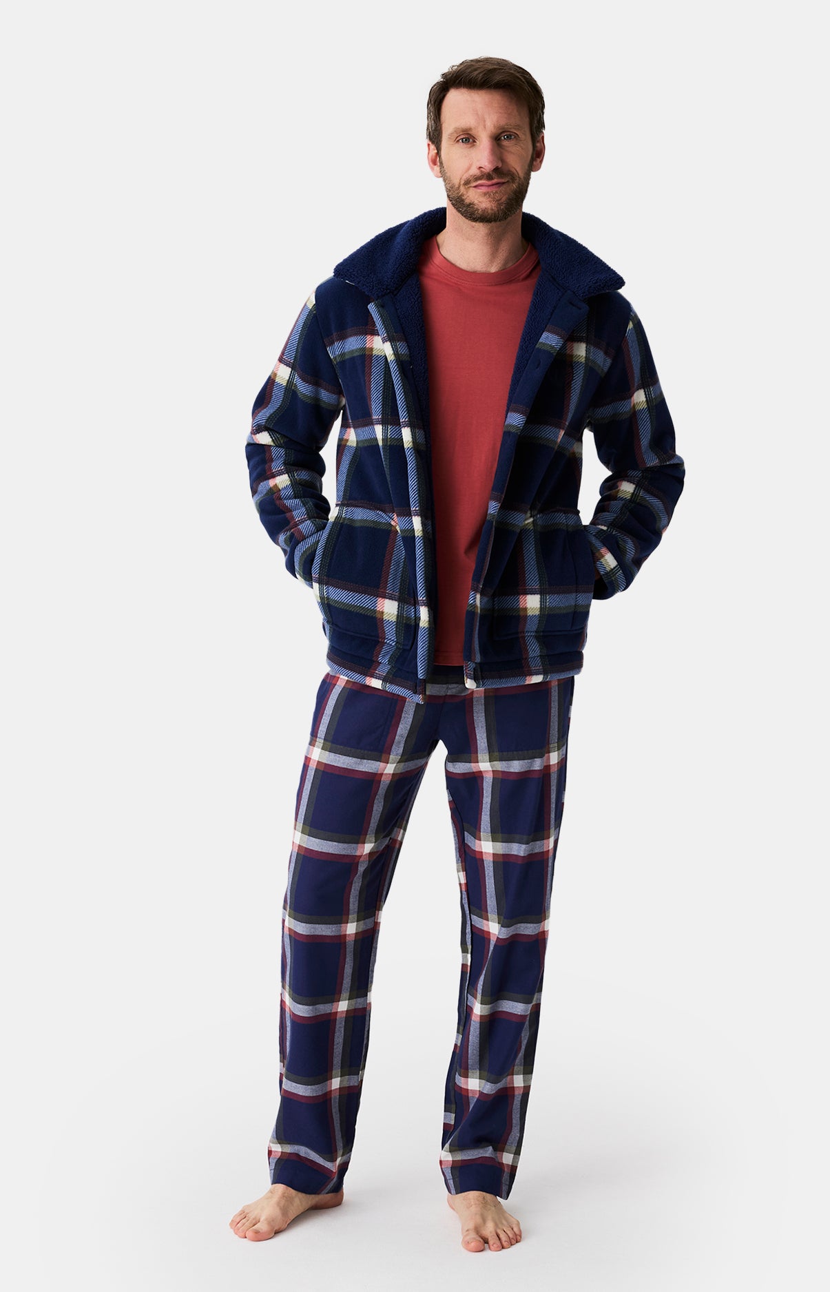 Robes de Chambre, Peignoirs &amp; Vestes Homme Luka MARINE 1