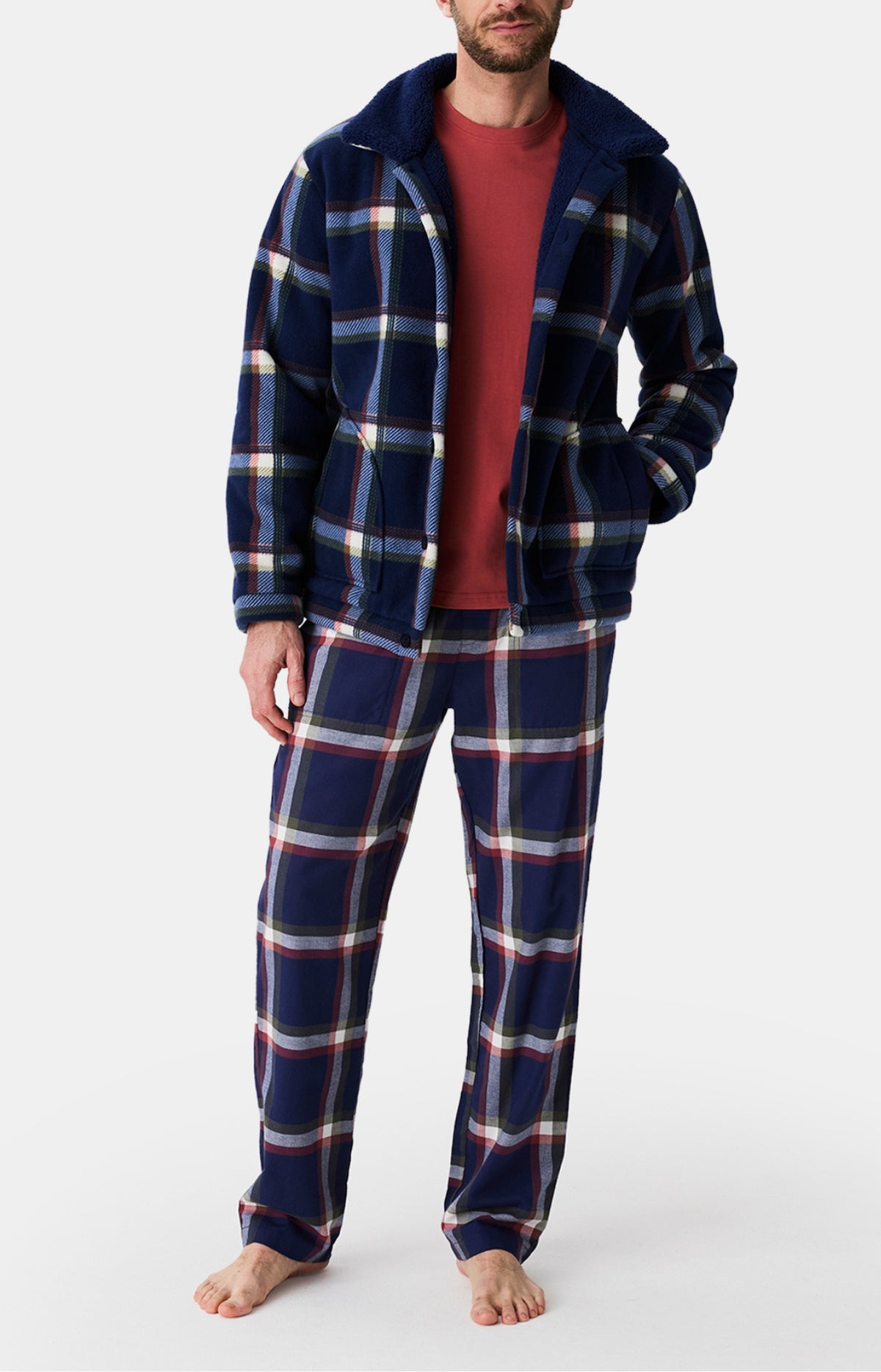 Robes de Chambre, Peignoirs &amp; Vestes Homme Luka MARINE 5