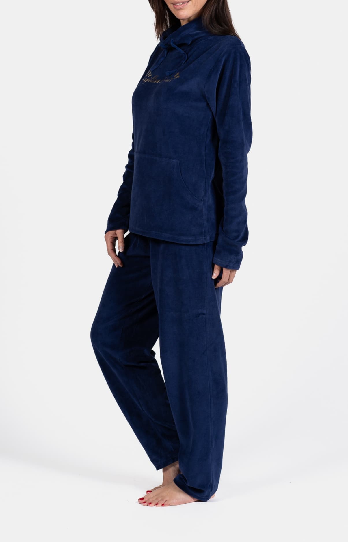 Pyjama Femme papillon de nuit Marine 3