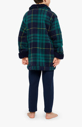 Veste Enfant Ecossais Vert 6