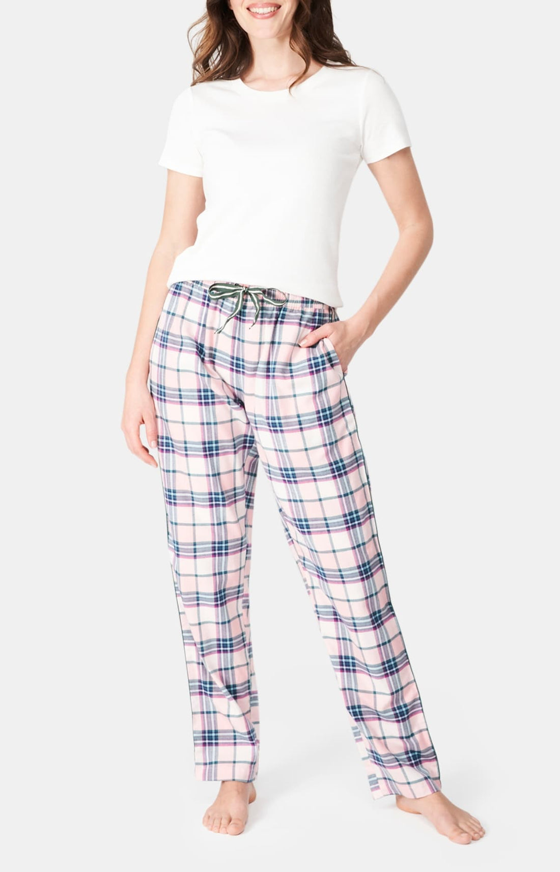 Pantalon Femme Ines Rose 1