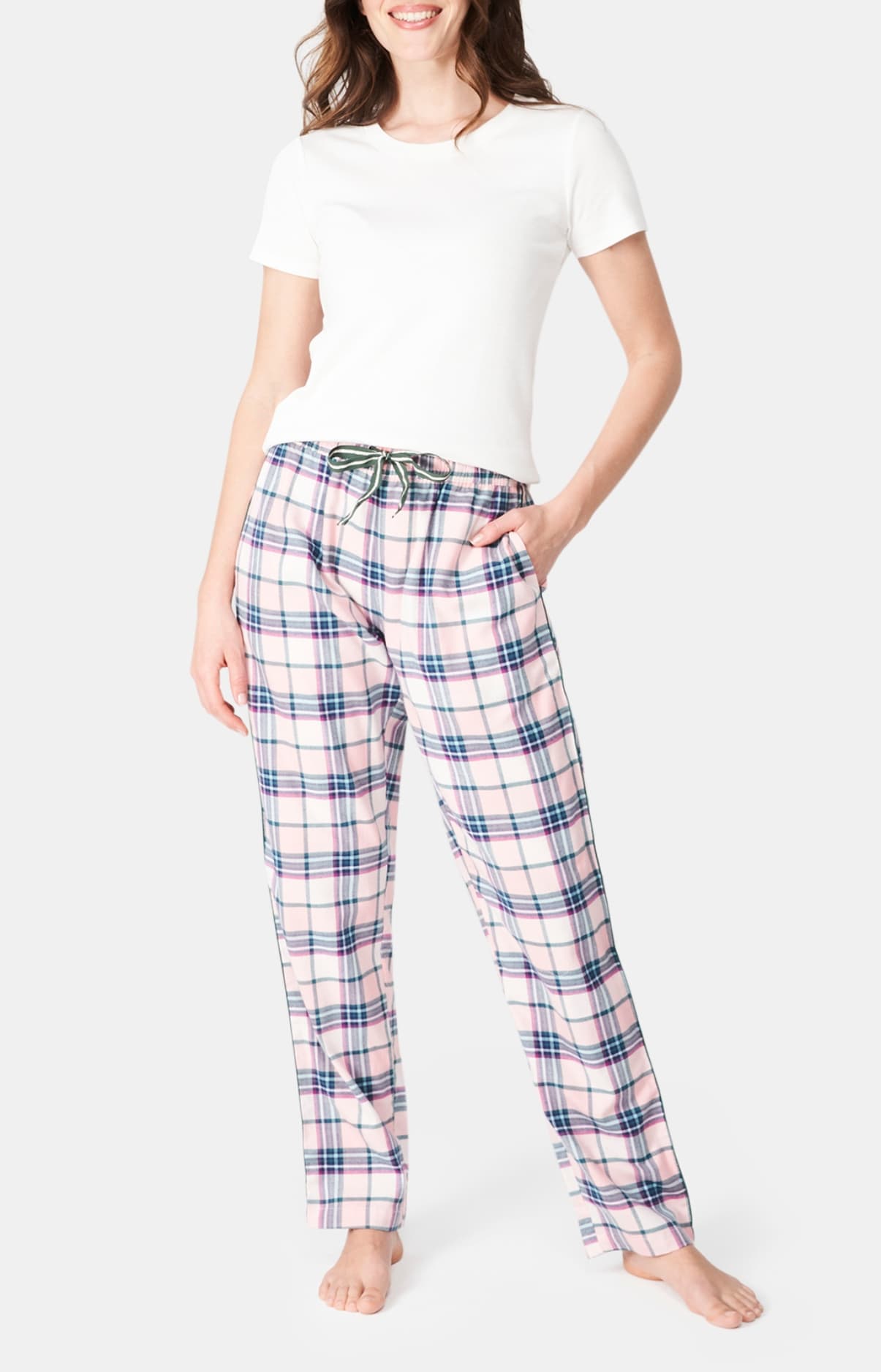 Pantalon Femme Ines Rose 1