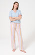 Bas Femme Maé Imprimé rayures multicolores 1