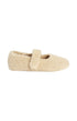 Chaussons Ballerine Fourrure Beige 3