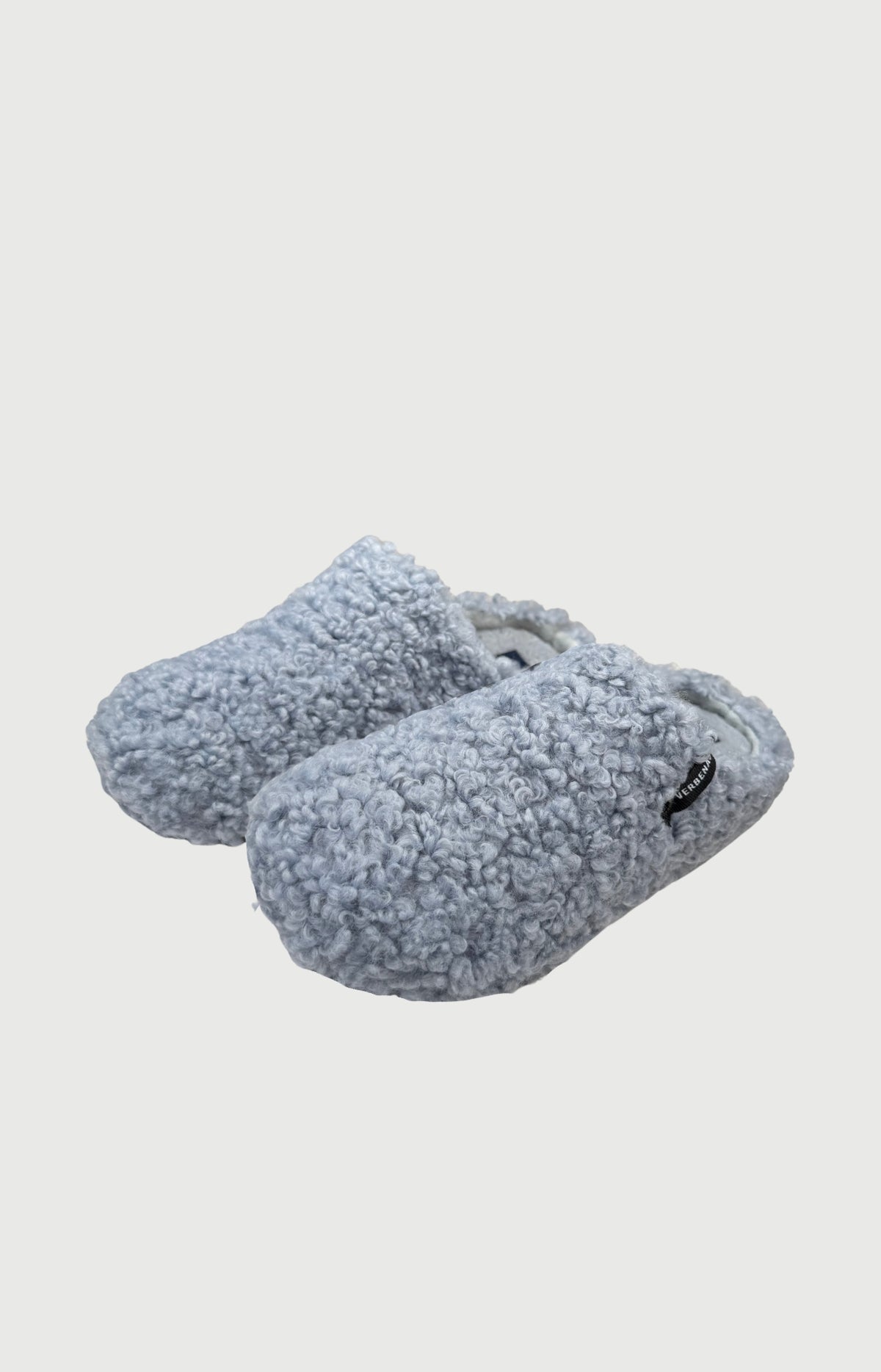 Mules Femme bouclette bleu ciel Céleste 2
