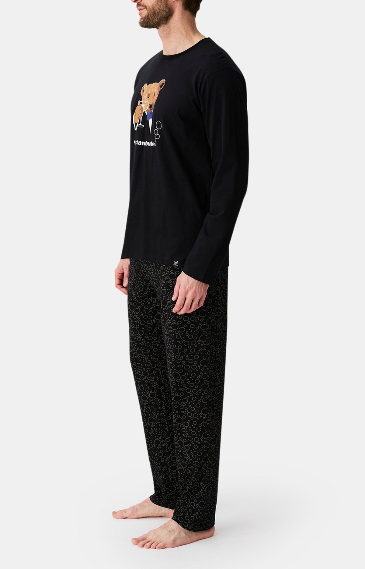 Pyjamas Homme Noctambulles NOIR 5