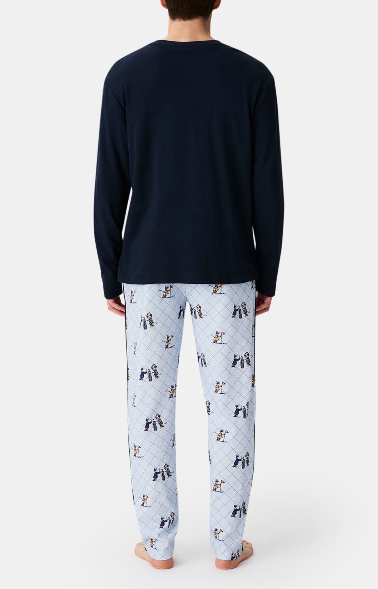 Pyjamas Homme Touche pas à mon putt BLEU 6