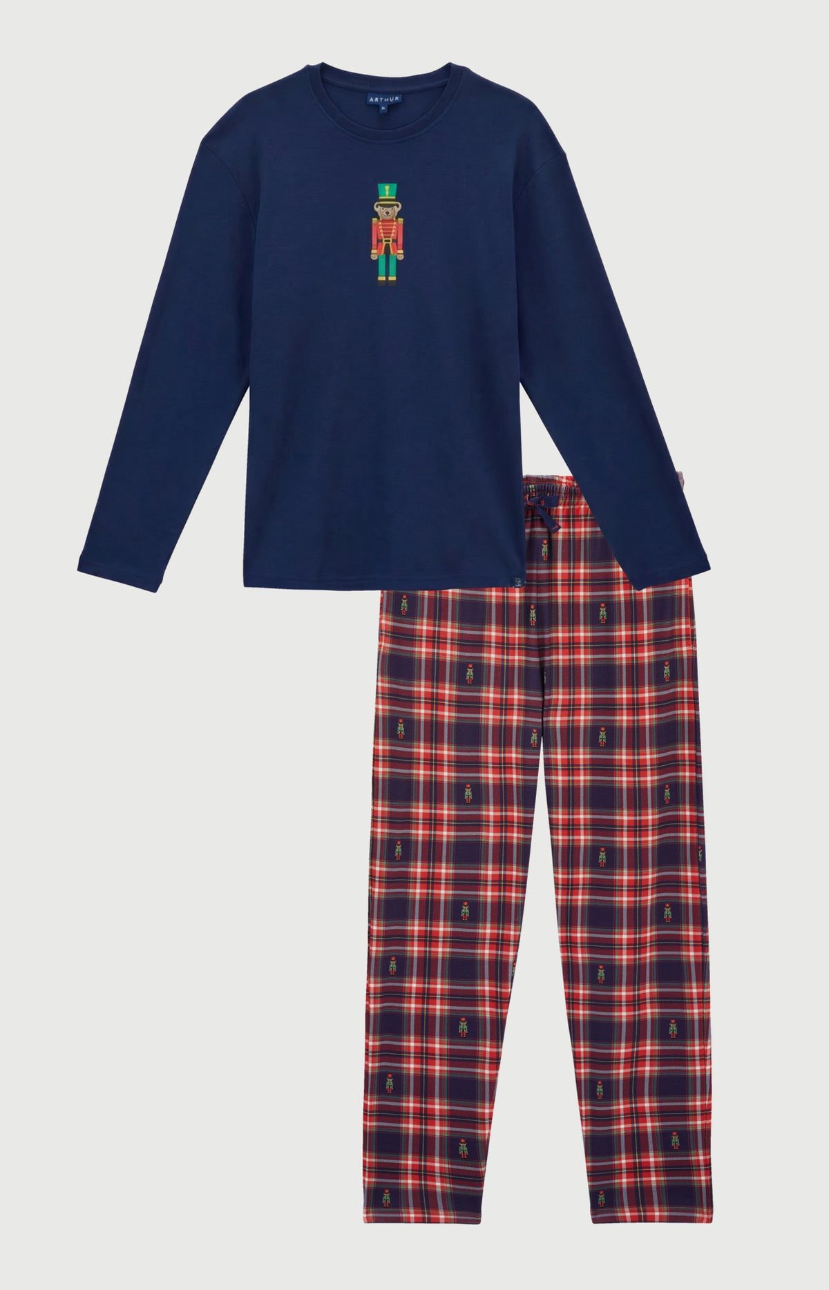 Pyjama en jersey de coton épais - Léon