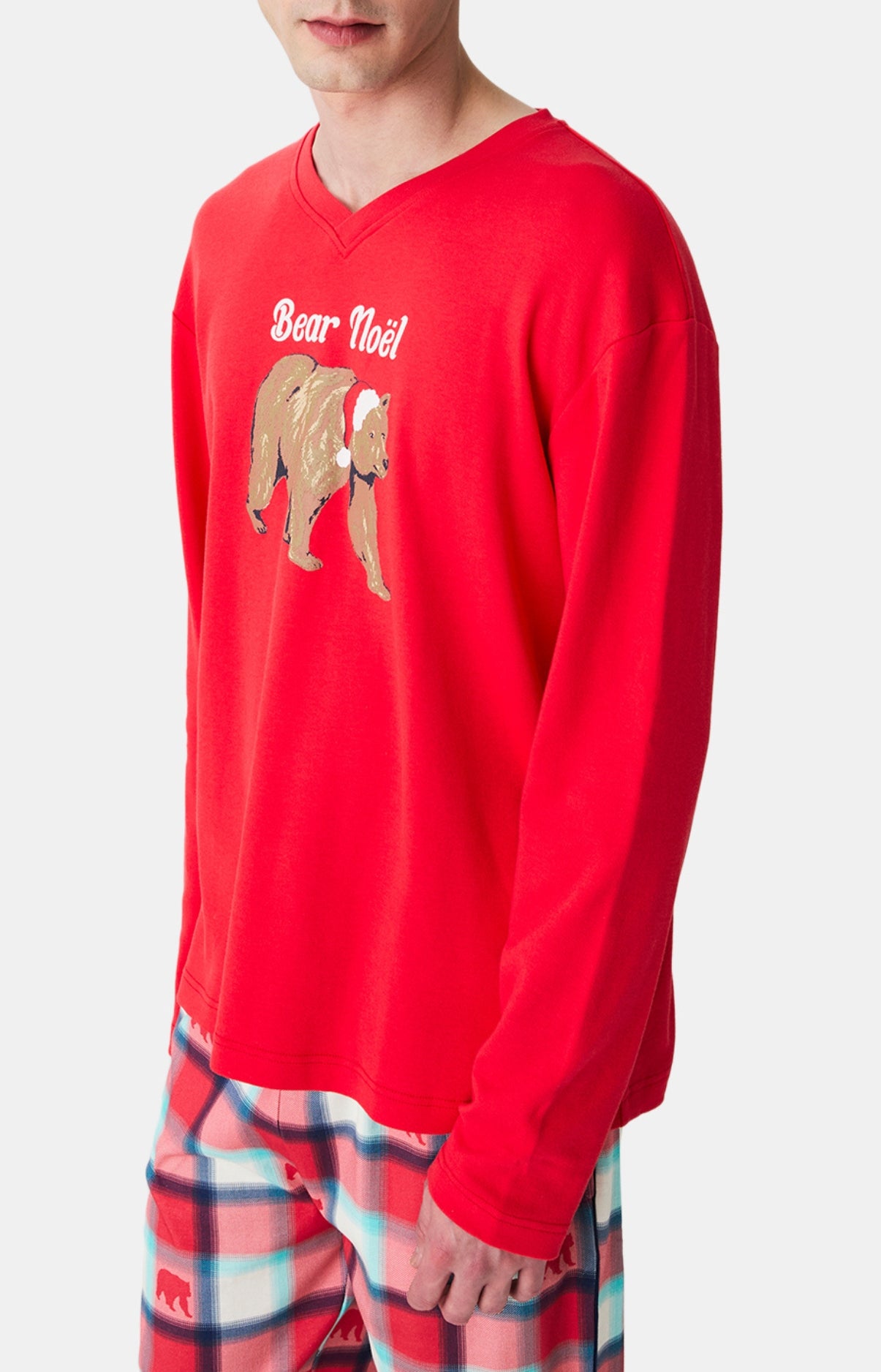 Pyjamas Homme Bear Noël ROUGE 4