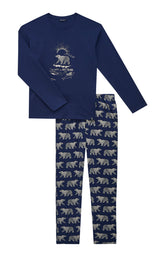 Pyjamas Homme Nuit Polaire MARINE 3