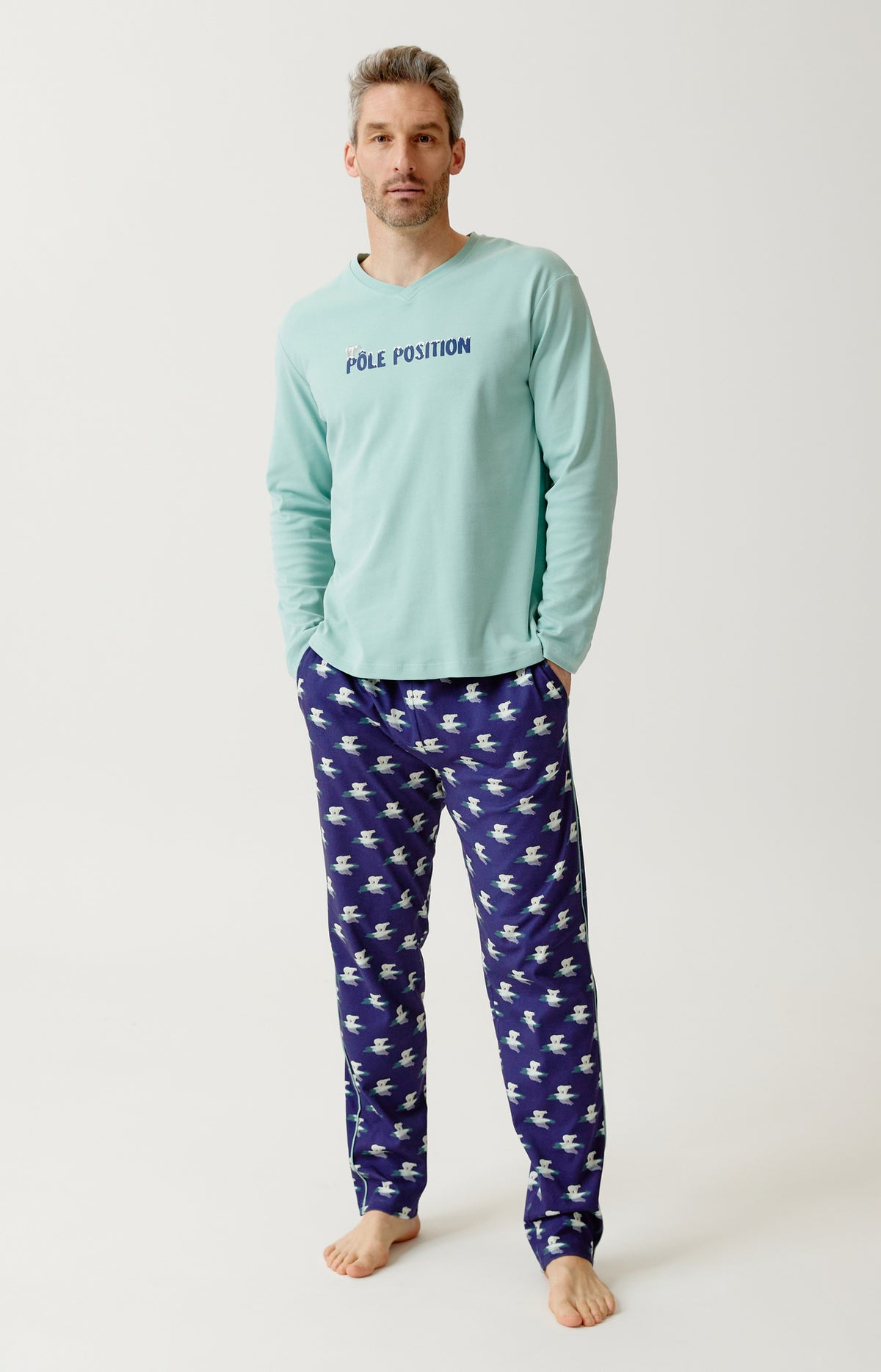 Pyjama en jersey de coton épais - Pôle position
