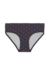 Culotte motif croissant Noir 3