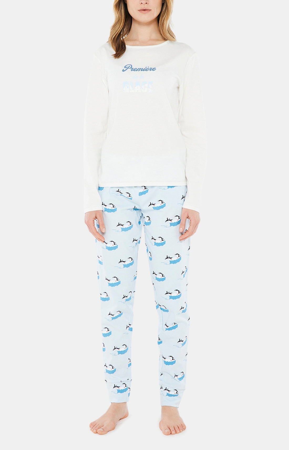 Pyjama long Femme Iceberg Gris 1