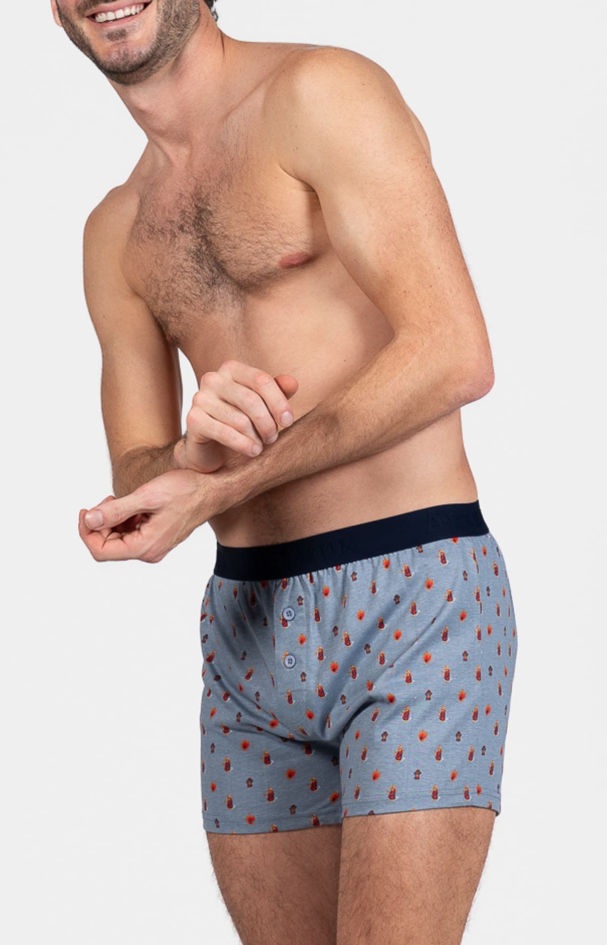 Boxer flottant pompier Jean 4