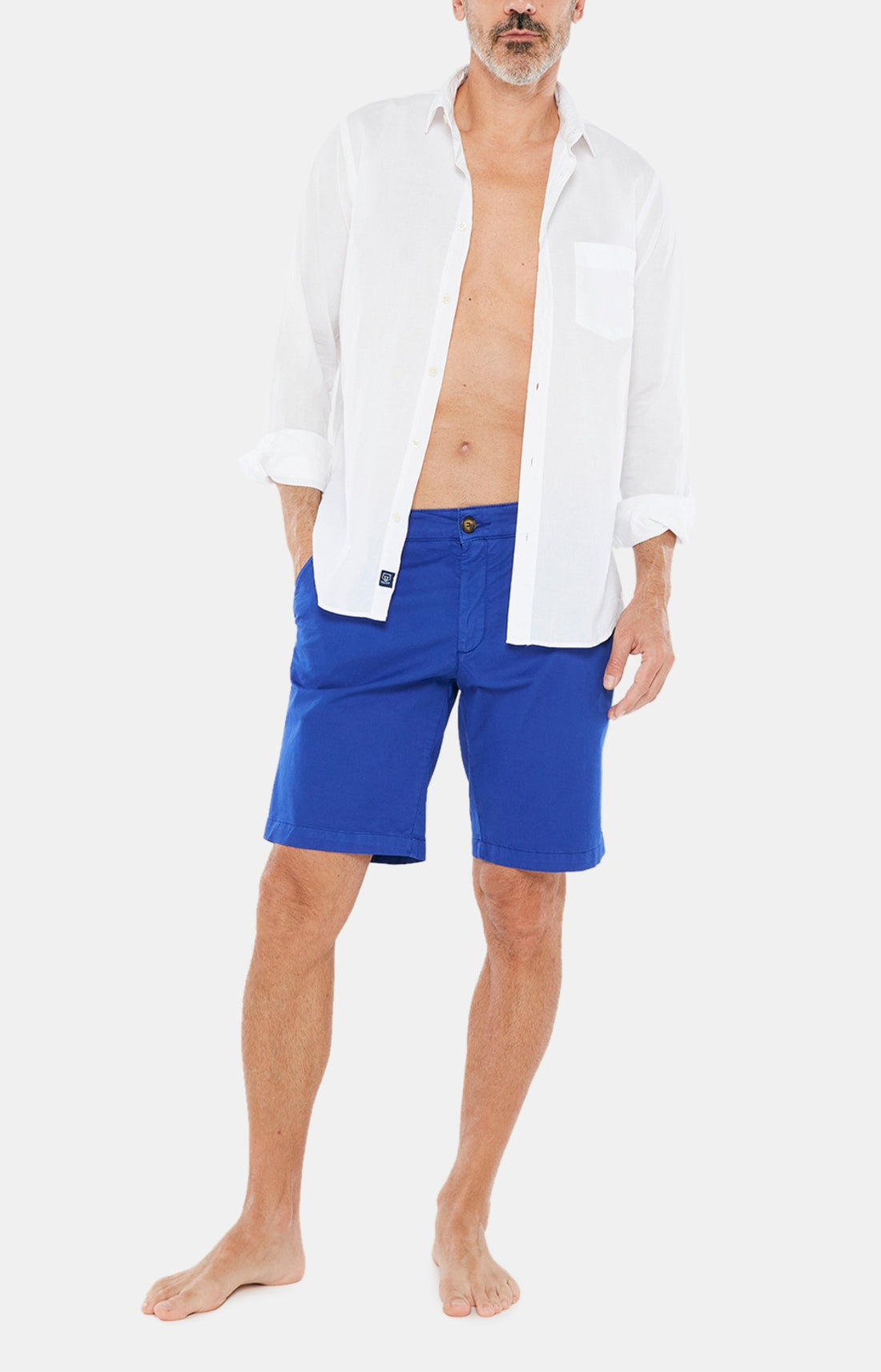 Bermuda Homme Uni Bleu 8
