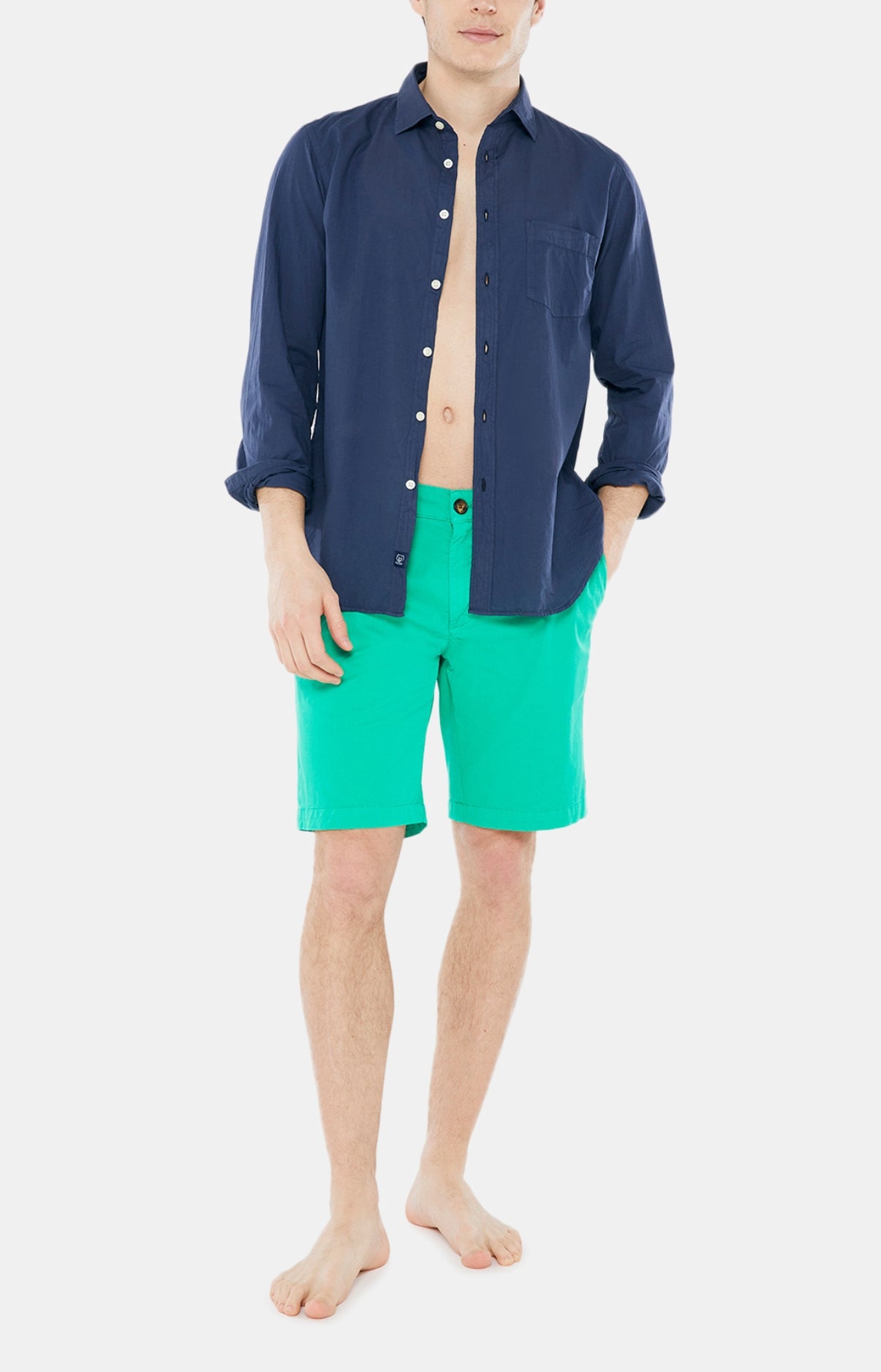 Bermuda Homme Uni Bleu 13