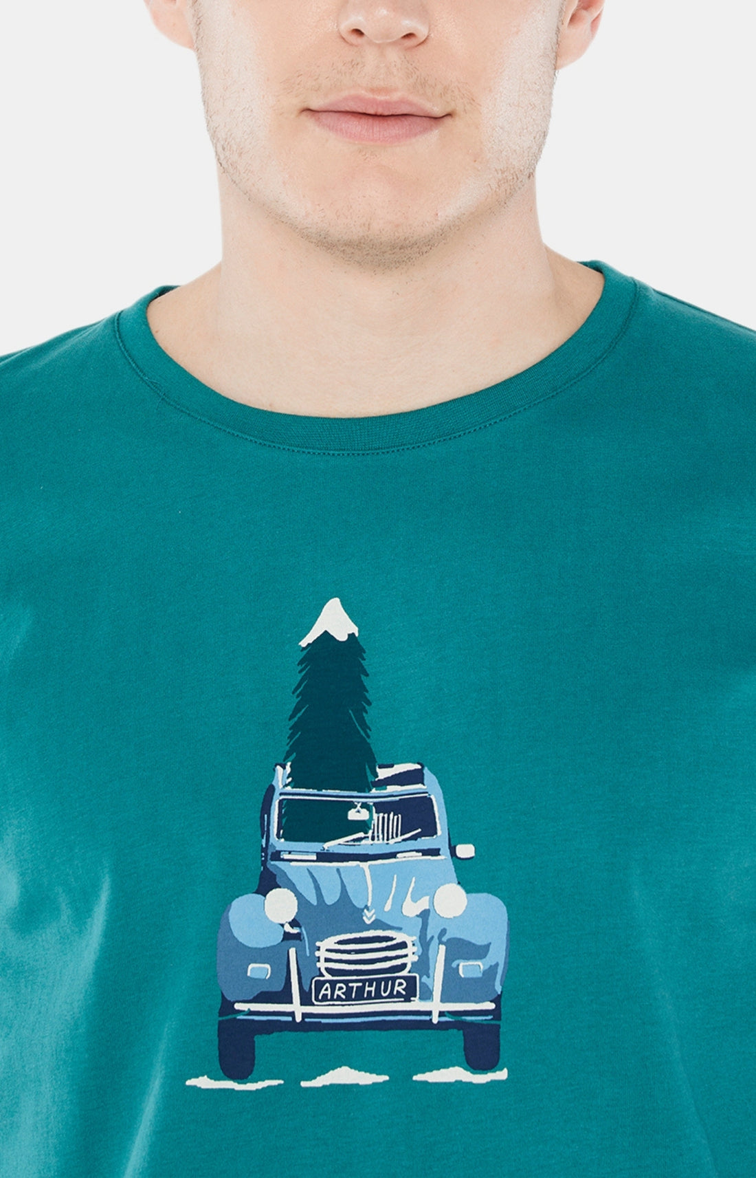 Pyjama long Homme Bill Noir et Vert 2