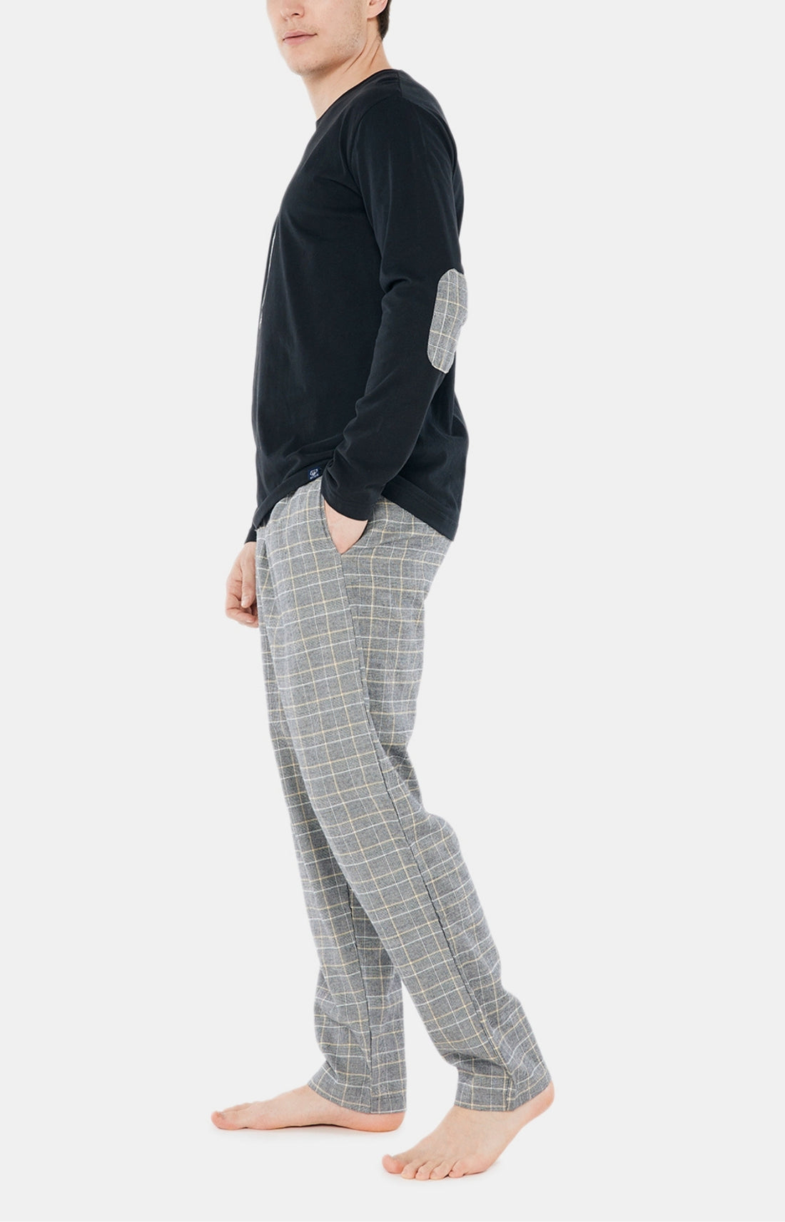 Pyjama long Homme Charles Gris 2