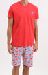 Pyjama Homme Palmier rouge Imprimé palmiers rouges 1