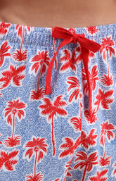 Pyjama Homme Palmier rouge Imprimé palmiers rouges 3