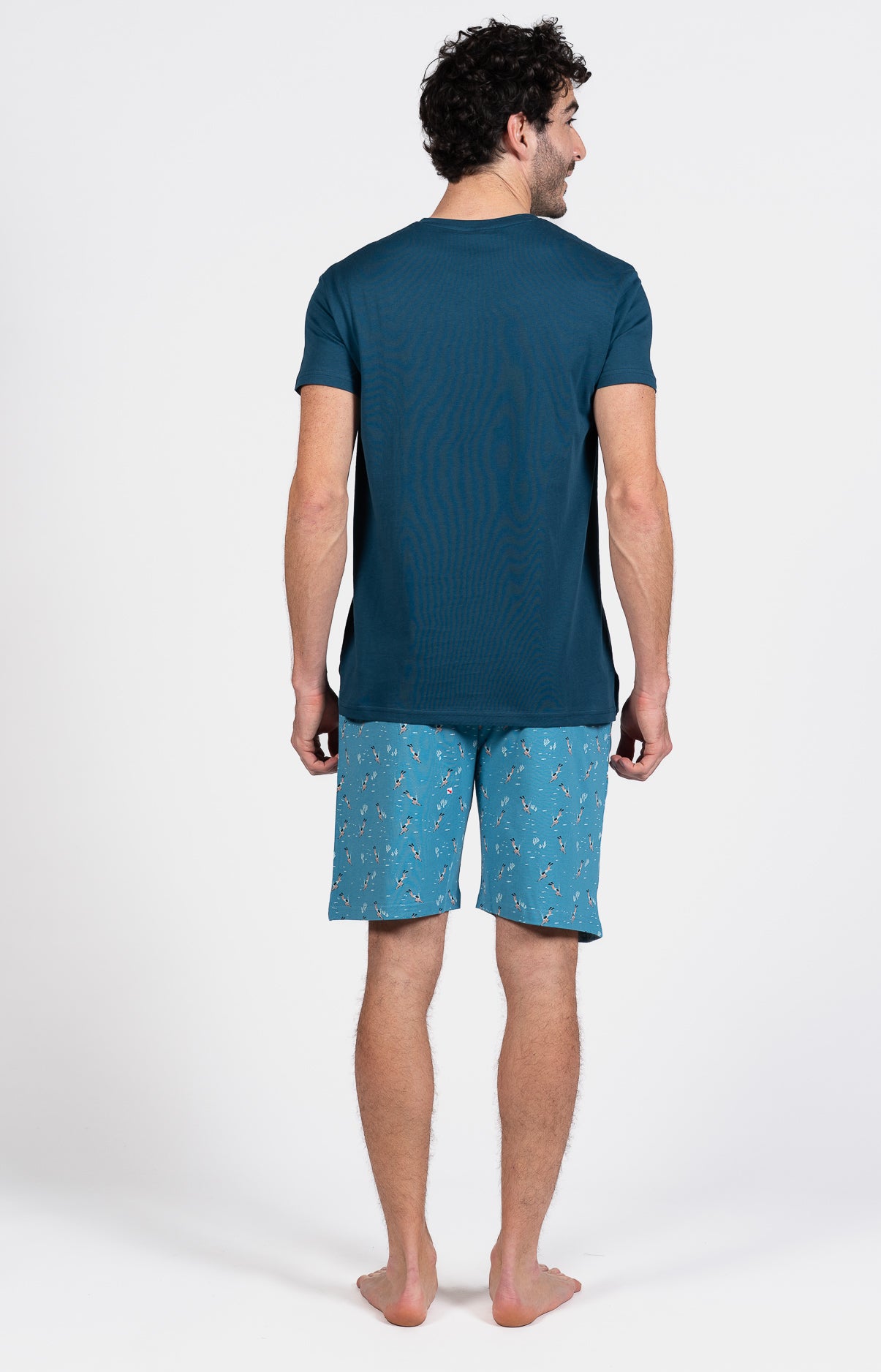 Pyjashort Plongeur Bleu Homme 6