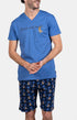 Pyjashort Tigre Bleu Homme 1