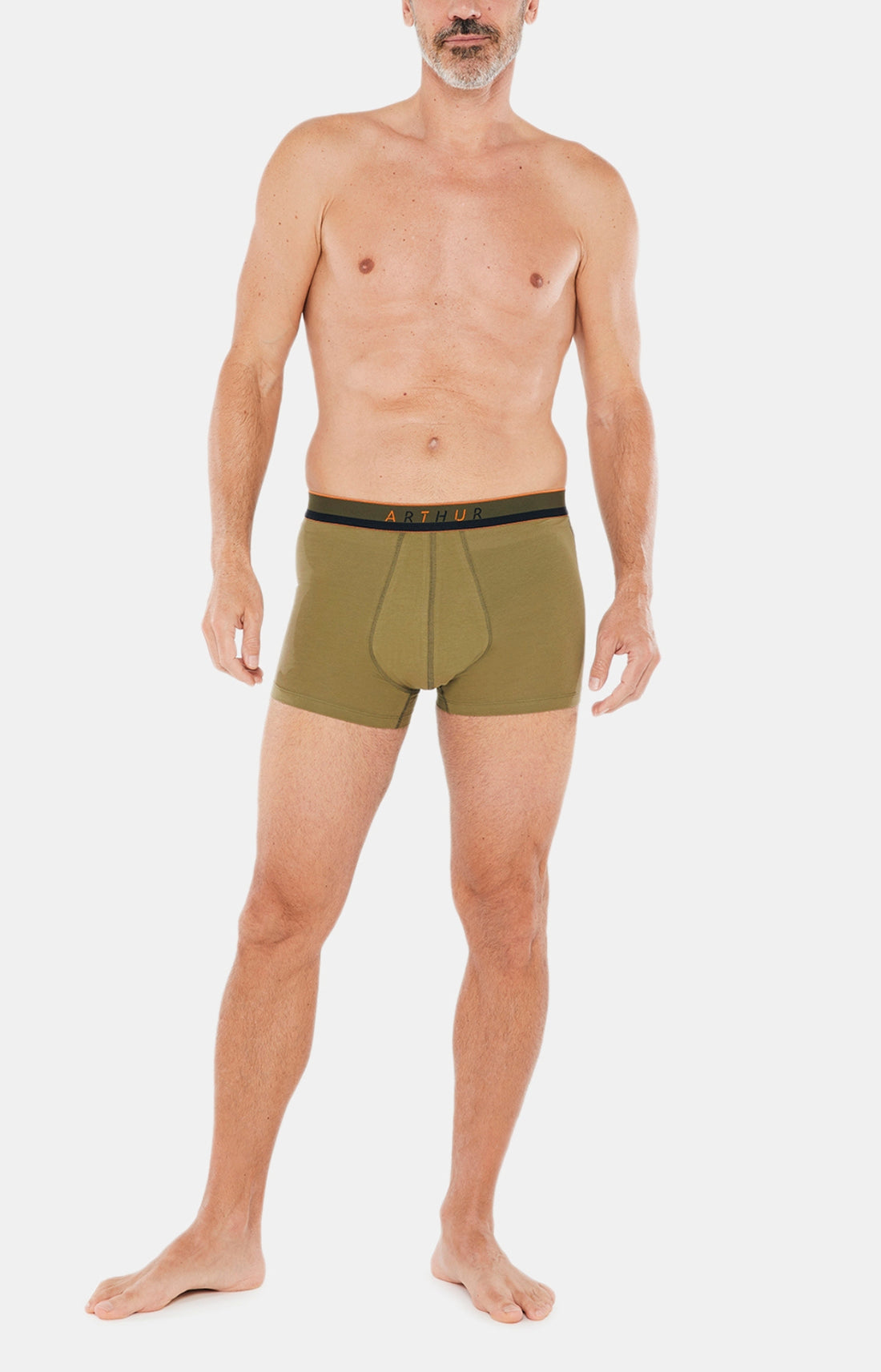 Boxer Slippé Homme Coton Vert 1