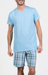 Pyjashort Homme Hugh Bleu 1