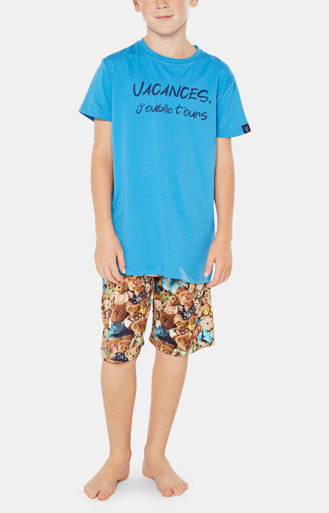 Pyjashort Enfant Teddy Multicolore 1
