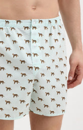 Caleçon homme tigre jungle bleu 1