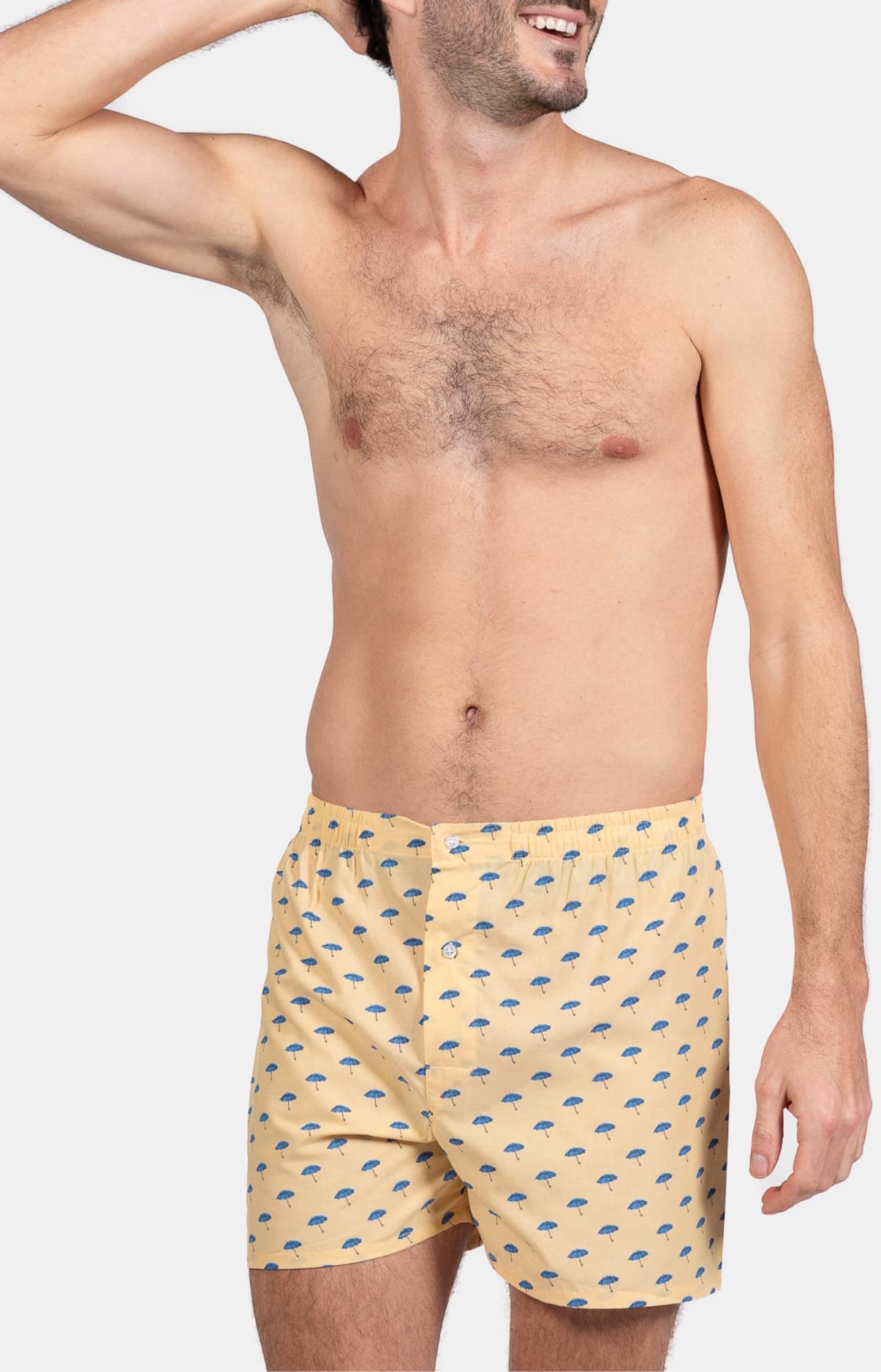 Caleçon classique parapluie Jaune 2