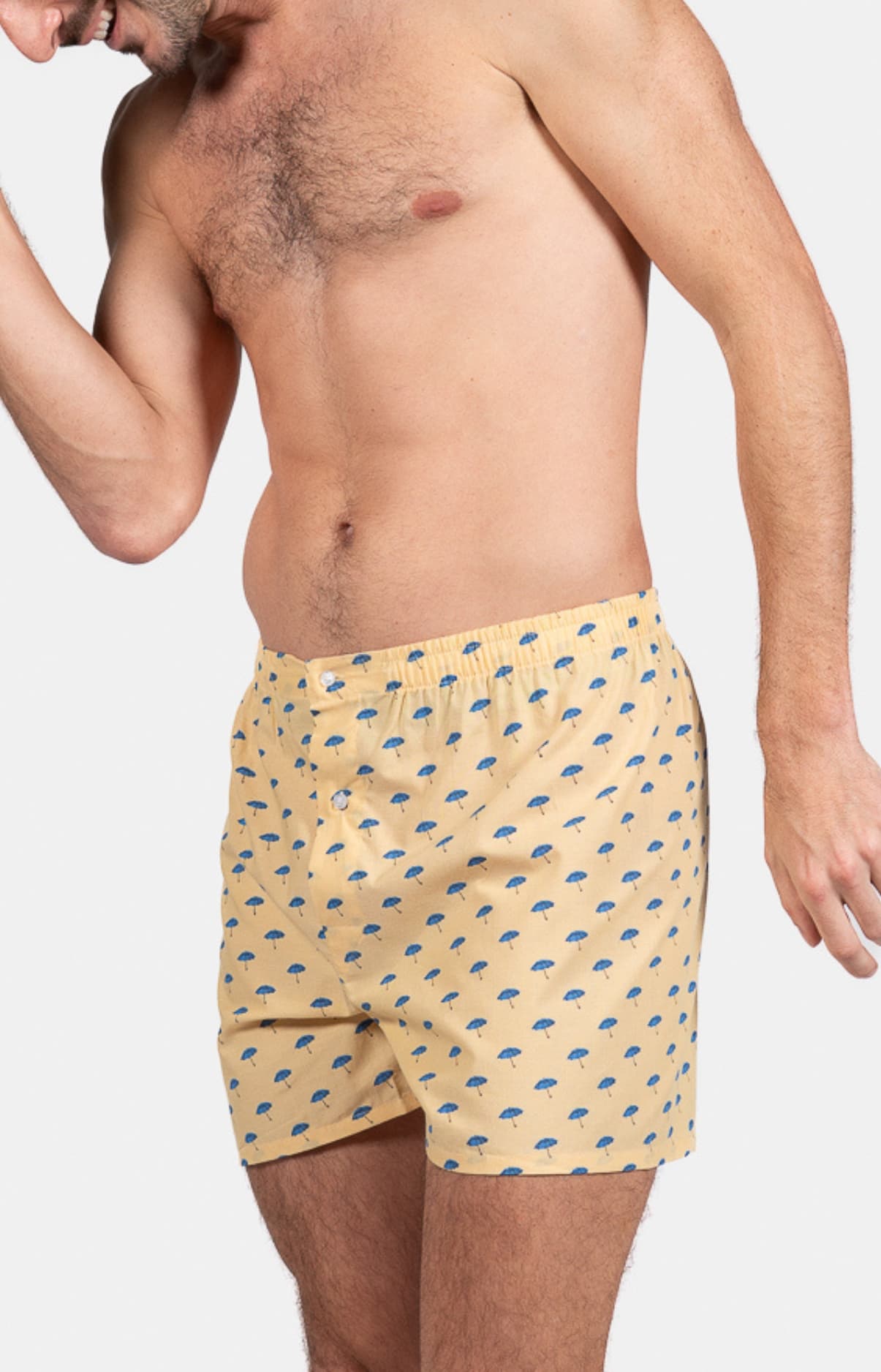 Caleçon classique parapluie Jaune 4