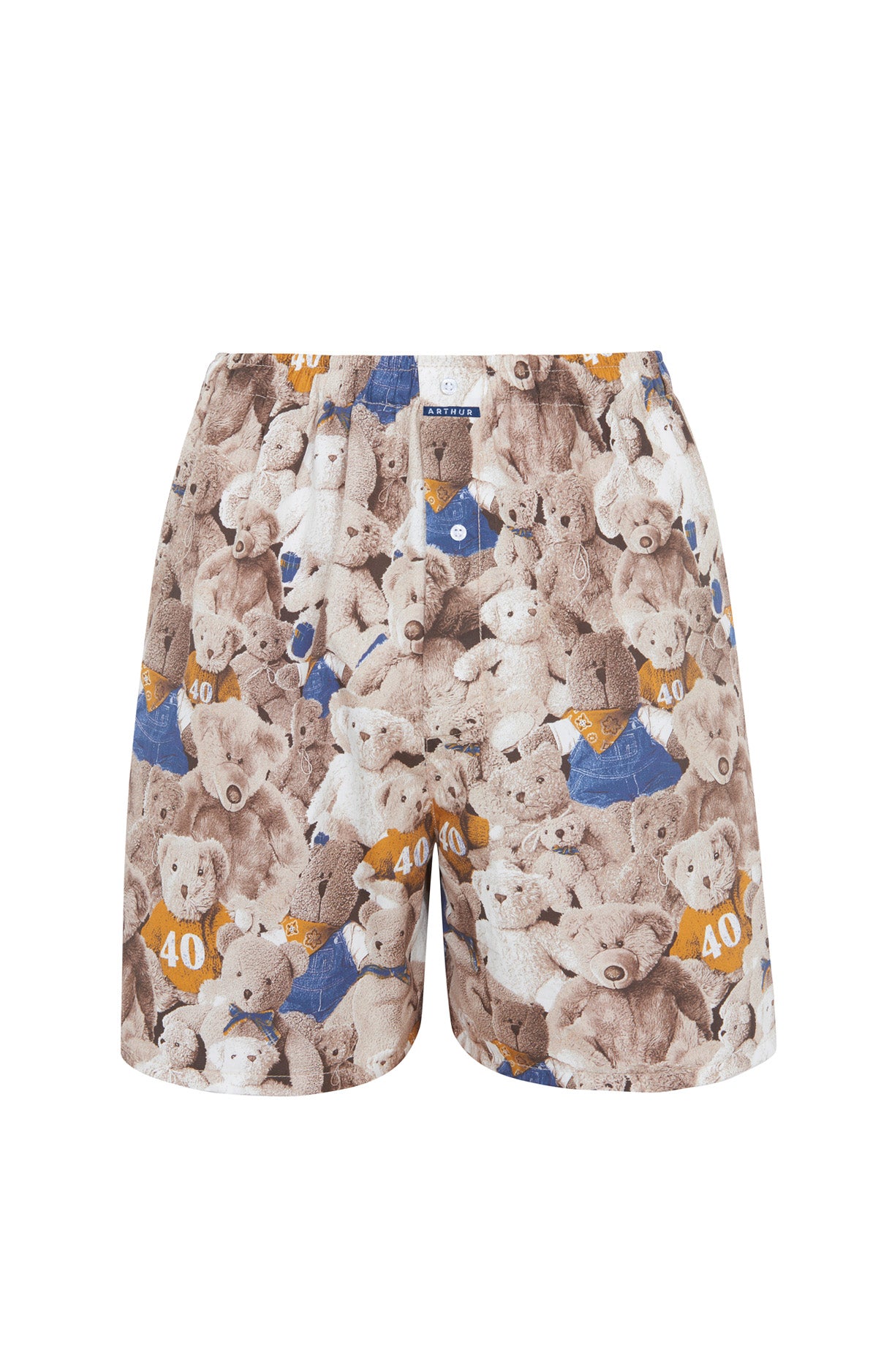 Caleçon classique Homme Teddy 40 ans Beige et Marron 2