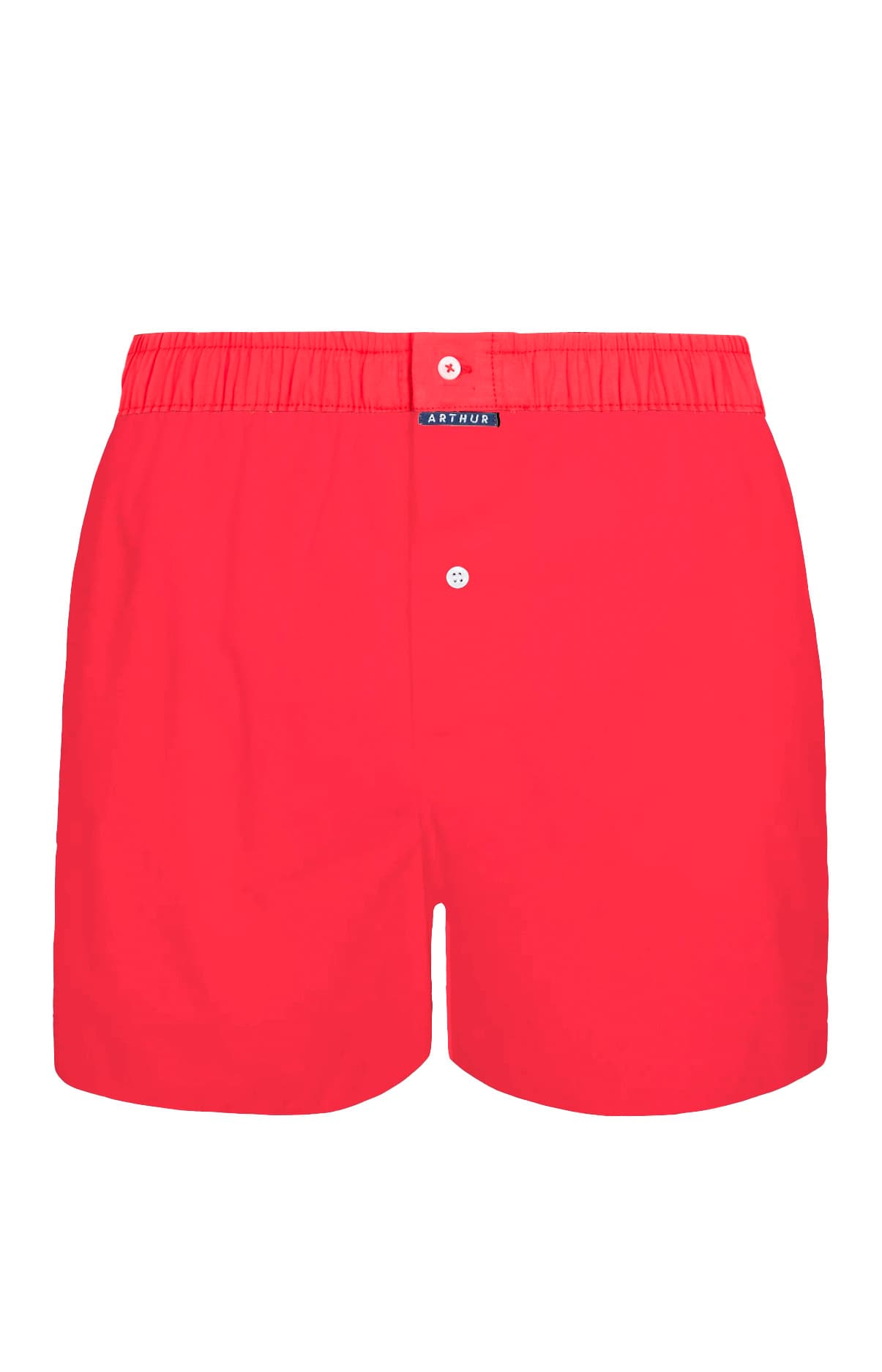 Caleçon homme rouge uni 3
