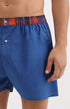 Caleçon homme uni bleu roi 1