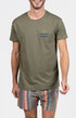 Pyjama court Pyjaméricain Homme Corlys Vert 1