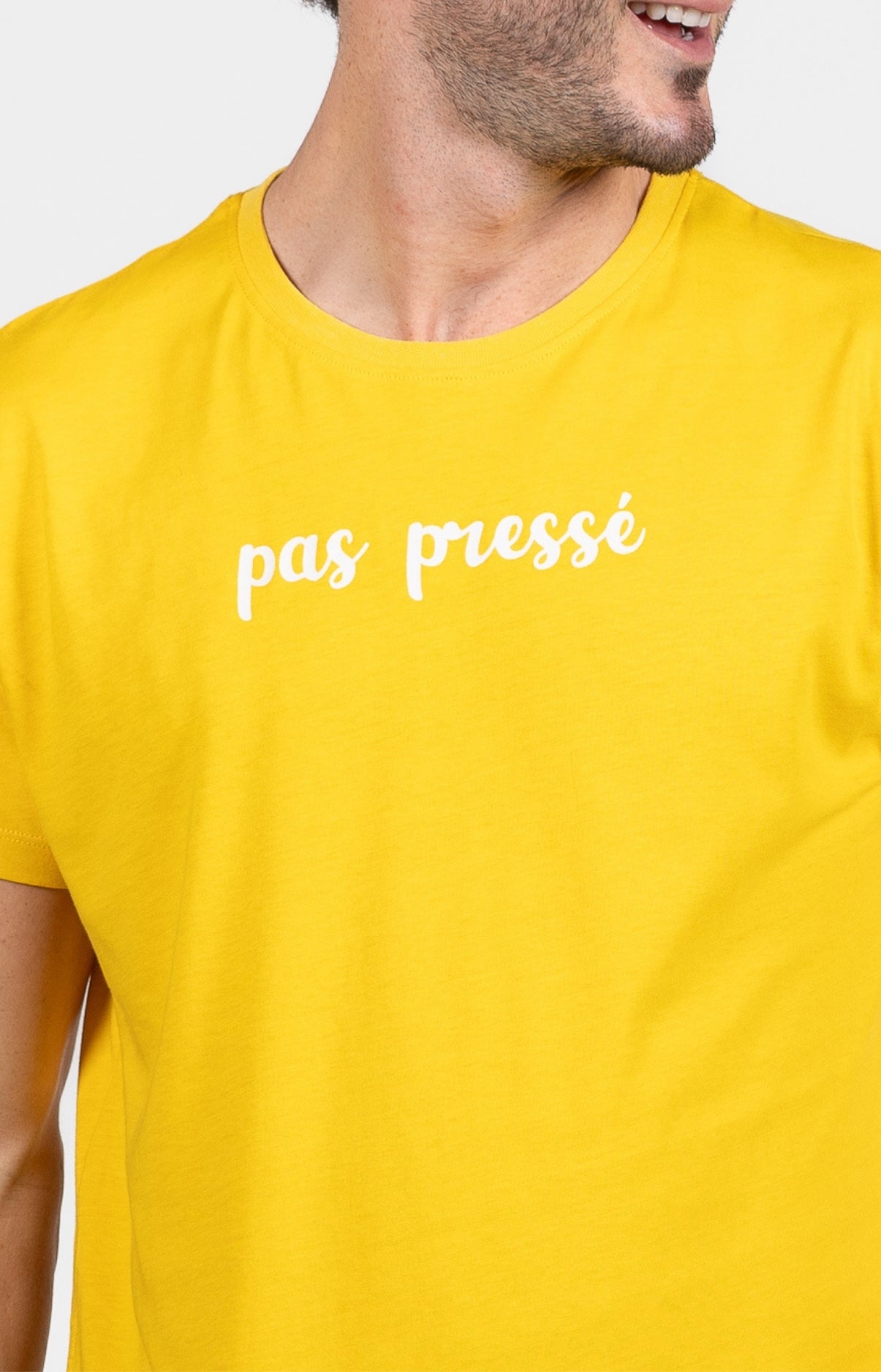 Pyjama court Pyjaméricain Homme Lemon Bleu et Jaune 2