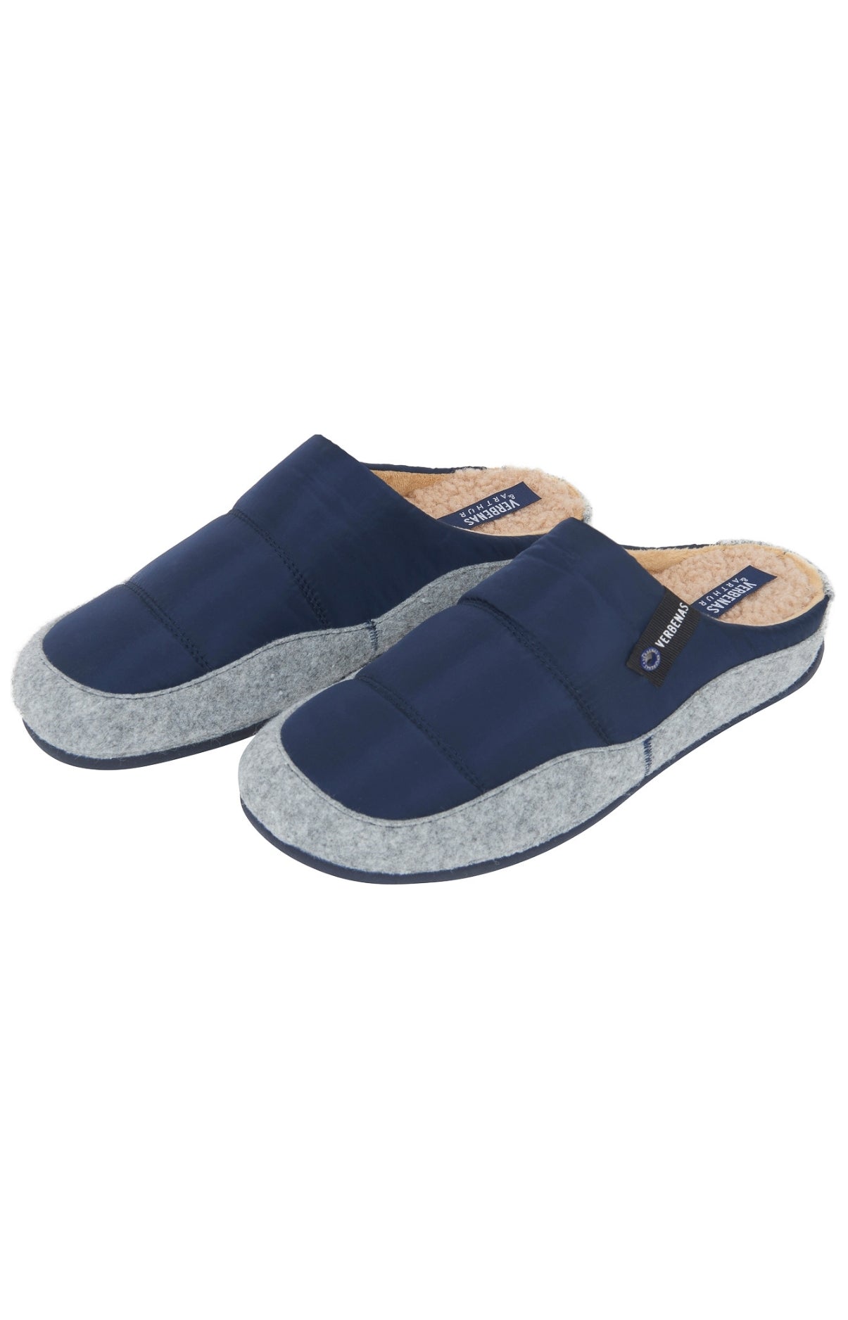 Mules Homme Polyester Marine 1