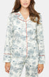 Pyjama long Enfant boutonné Jouy Gris 1