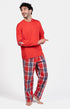 Pyjama long Homme Logan Rouge 7
