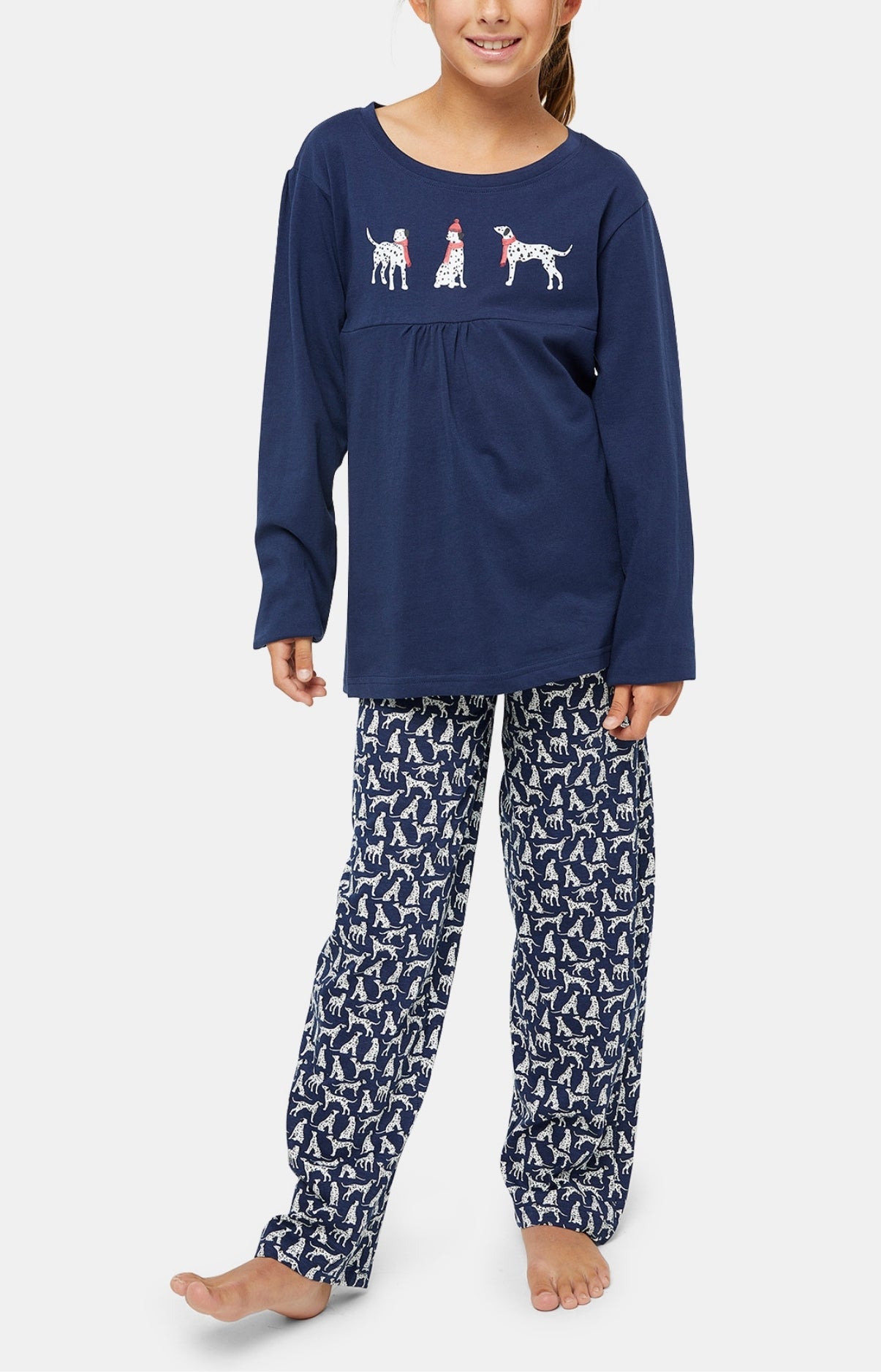 Pyjama long Enfant Dalmatien Marine 4