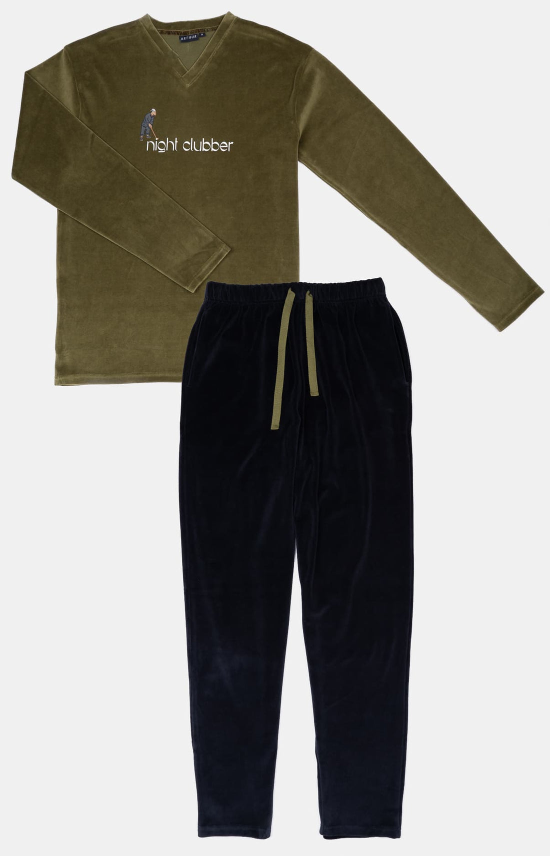 Pyjama Homme night clubber Sapin 3