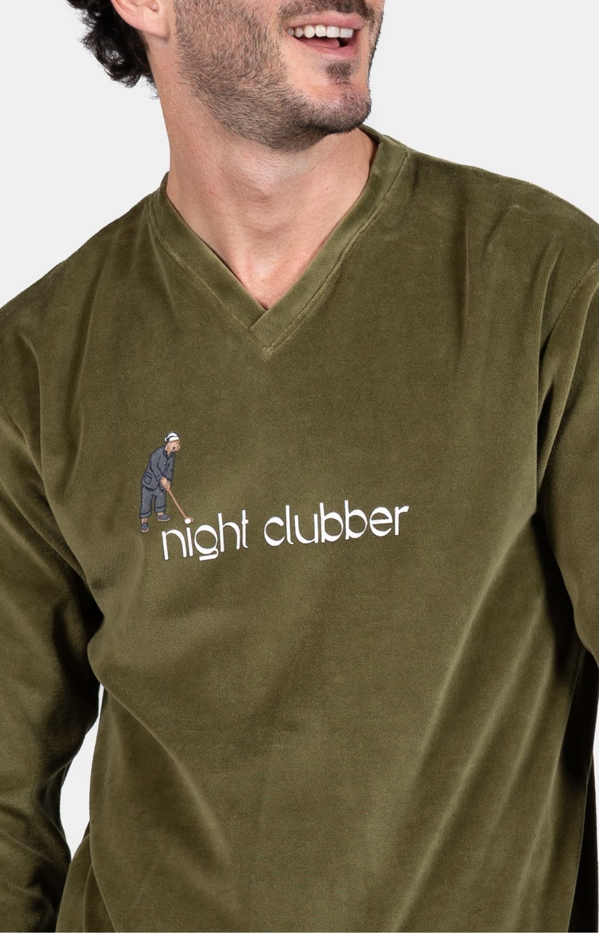Pyjama Homme night clubber Sapin 2