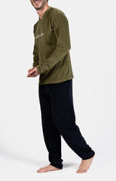Pyjama Homme night clubber Sapin 5
