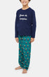 Pyjama long Enfant Green de champion Marine et Vert 1