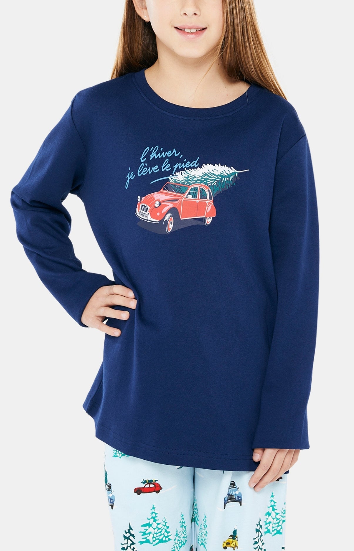 Pyjama long Enfant 2CV Bleu 2