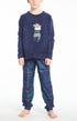 Pyjama long Enfant Marine 1