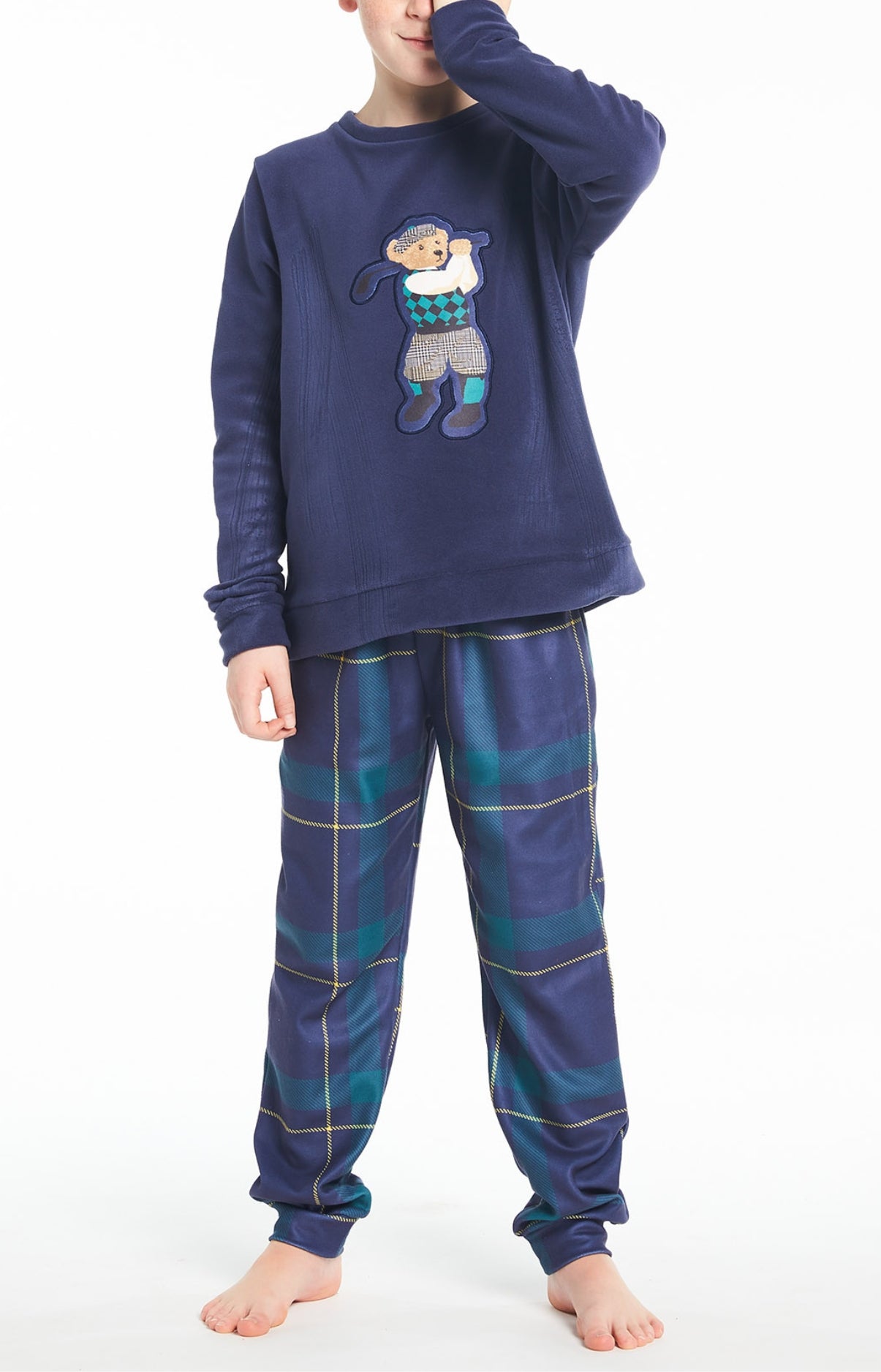 Pyjama long Enfant Polaire Benjamin Multicolore 1
